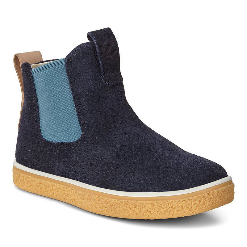 Kids Ecco Crepetray Boys - Boots Blue - India SDMFPK308